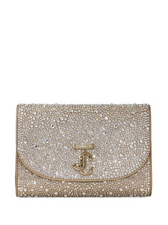 Curve embellished shoulder bag