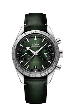 Omega Speedmaster '57 Co-Axial Master Chronometer Chrono Green NEW UNWORN 332.12.41.51.10.001