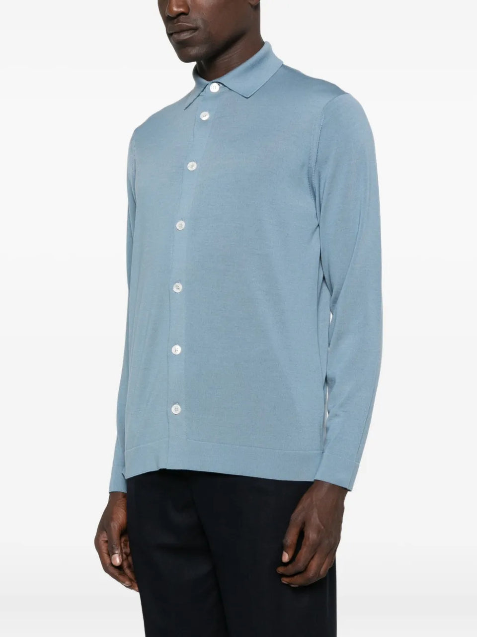 long-sleeve button-up shirt