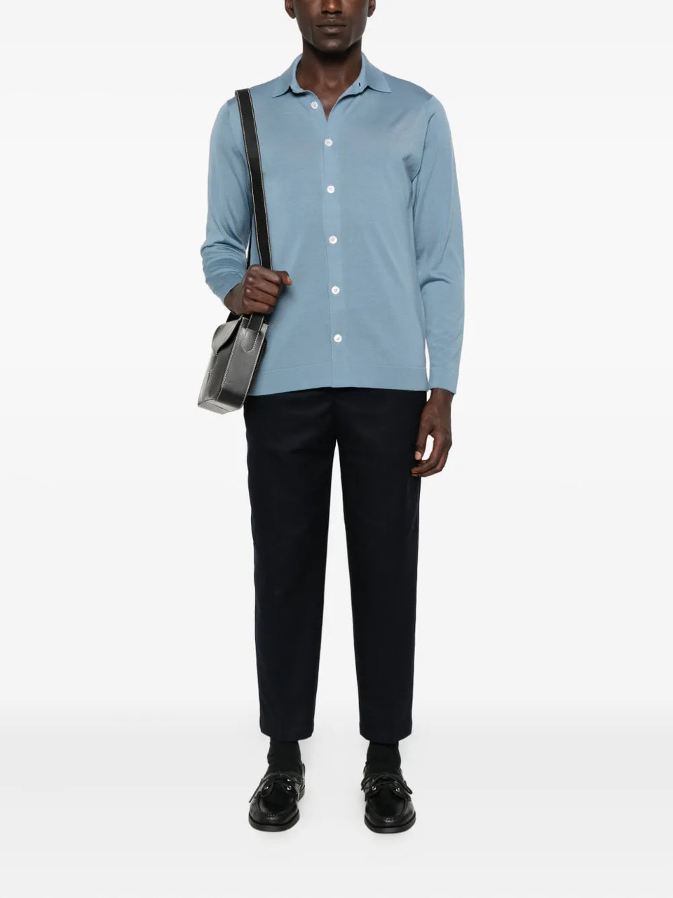long-sleeve button-up shirt
