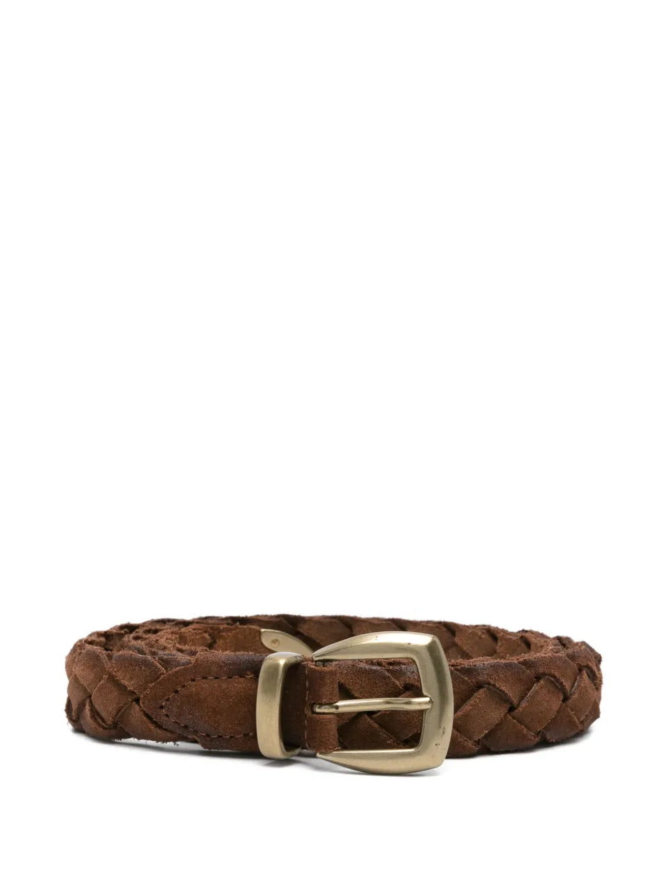 braided leather belt
