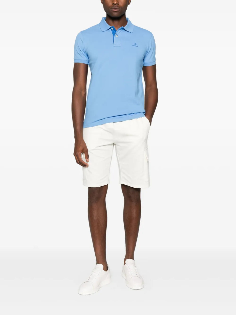 Cotton Blend Polo Shirt