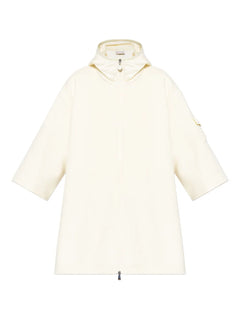 zip-up hooded cape