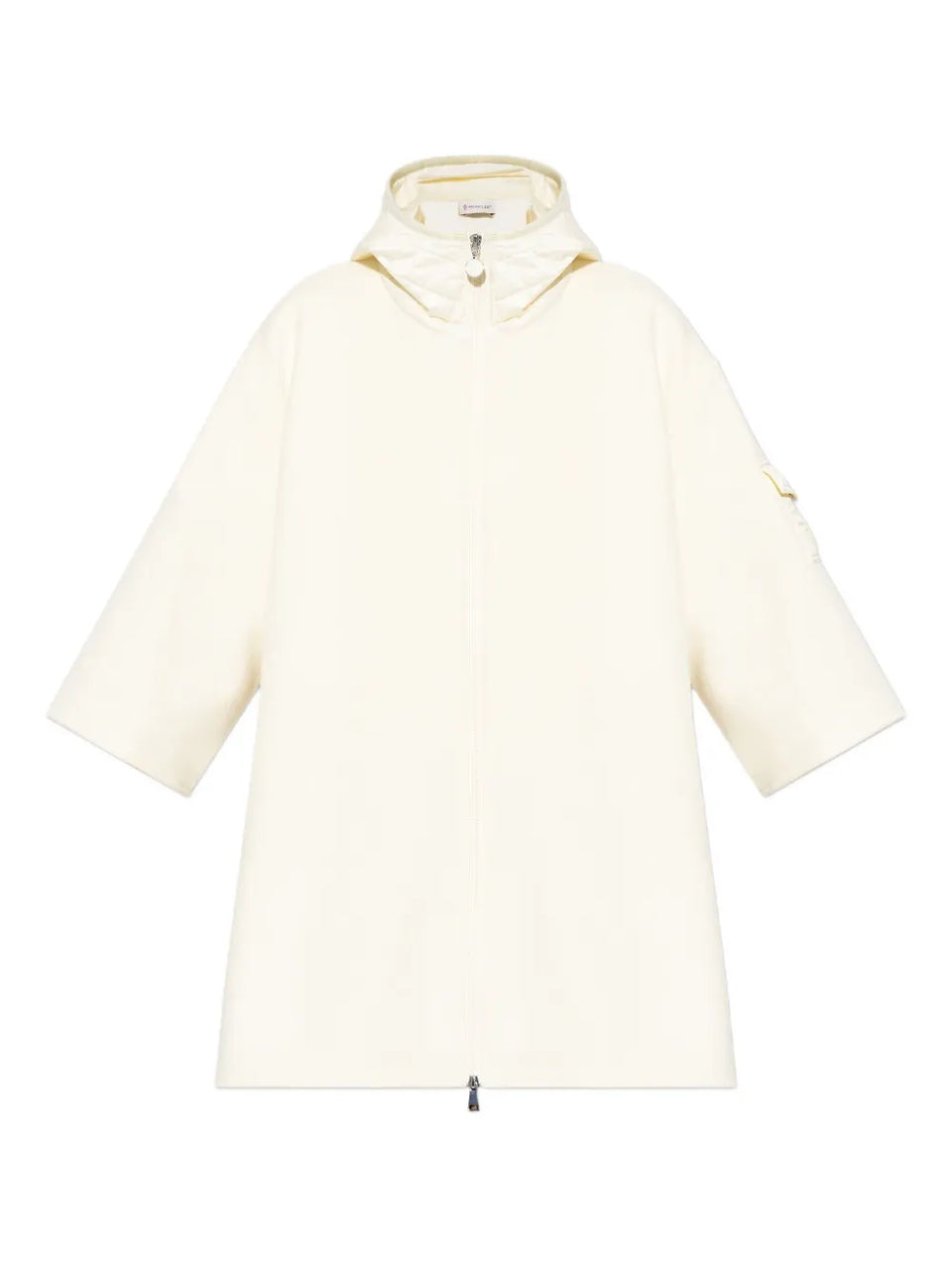 zip-up hooded cape