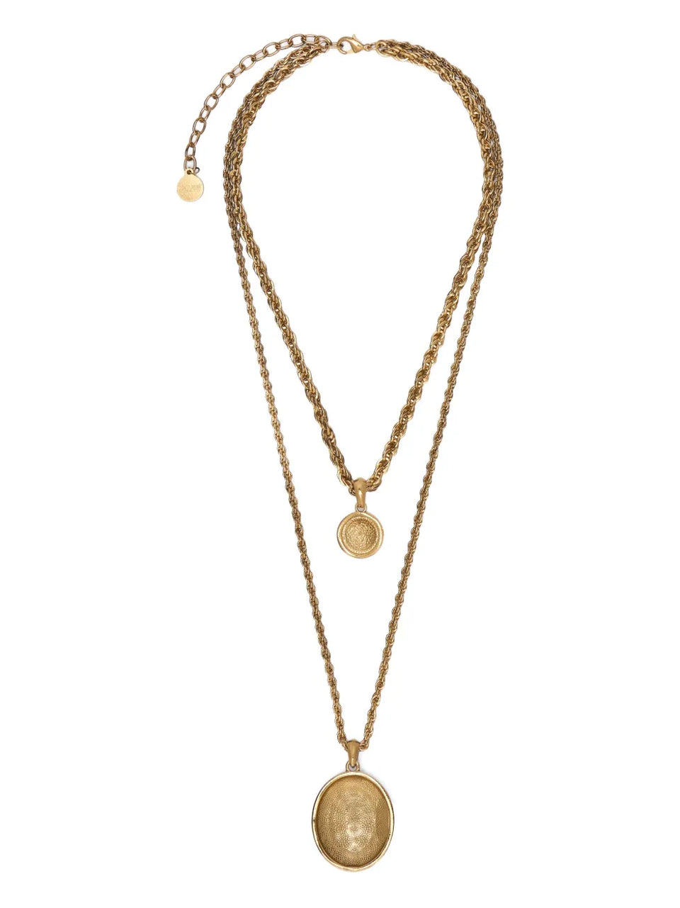 Ray Of Sea-print rope-chain necklace