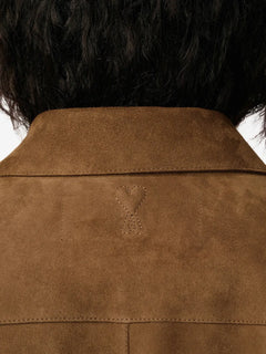 leather shirt jacket