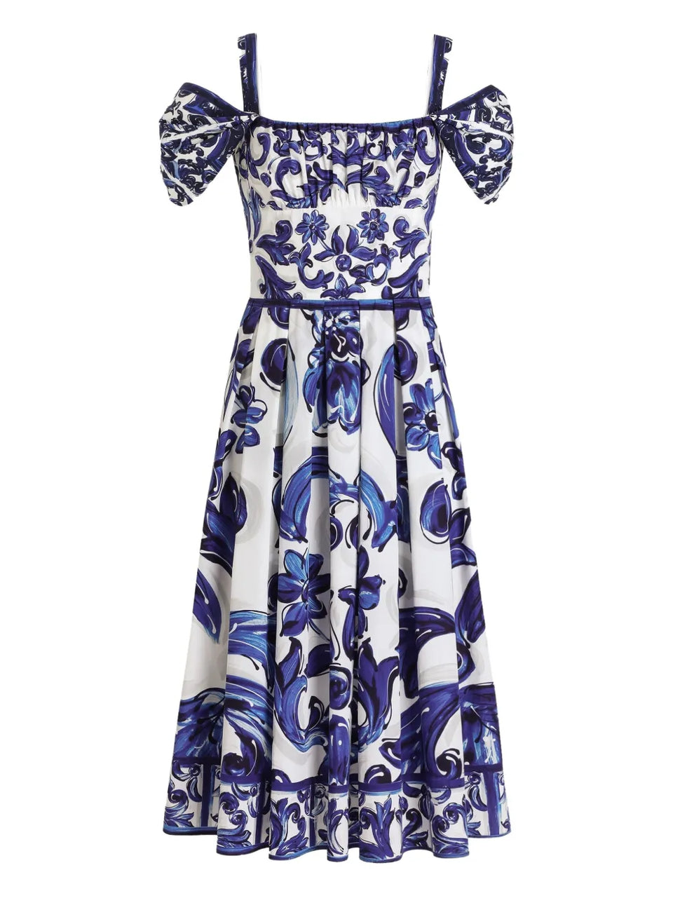 paisley-print maxi dress