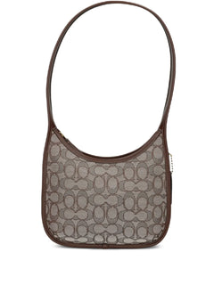 monogram-pattern shoulder bag