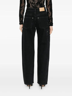 Stelyna zip-fly panelled jeans