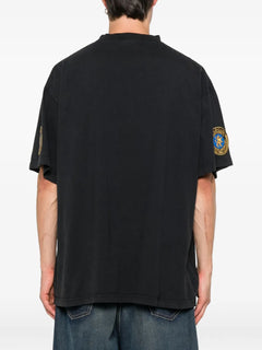 logo-embroidered sleeve-patch T-Shirt