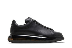 Alexander McQueen Oversized Sneaker Clear Sole - Black