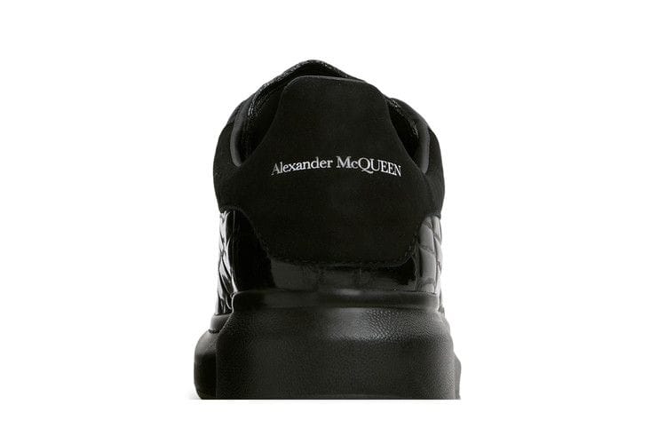 Alexander McQueen Oversized Sneaker Black Crocodile