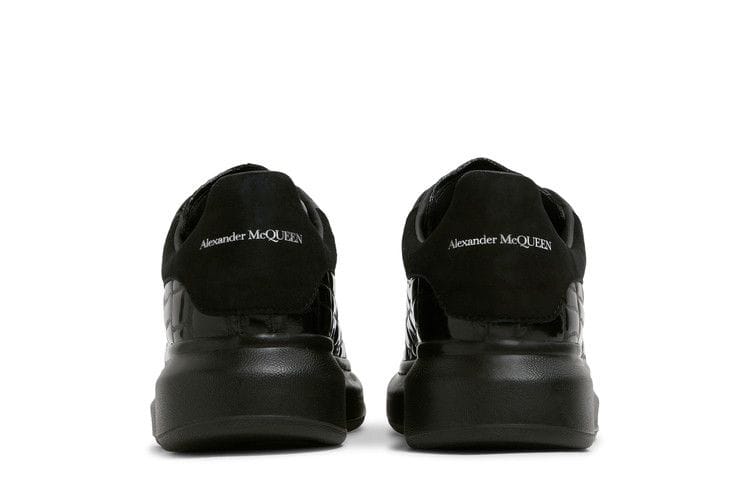 Alexander McQueen Oversized Sneaker Black Crocodile