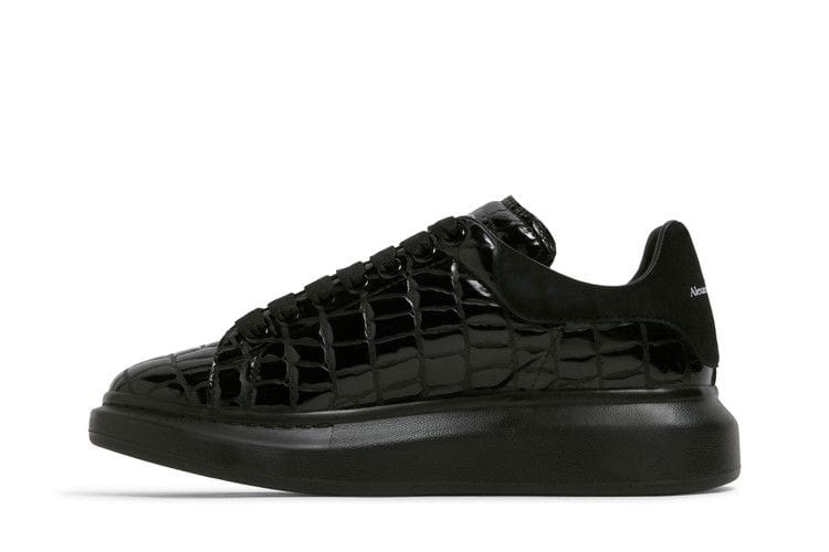Alexander McQueen Oversized Sneaker Black Crocodile