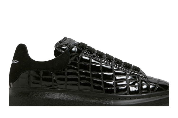 Alexander McQueen Oversized Sneaker Black Crocodile