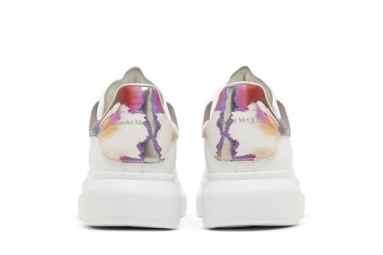 Alexander McQueen Oversized Sneaker White Marble