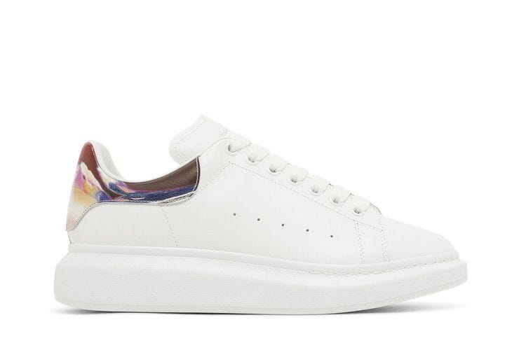 Alexander McQueen Oversized Sneaker White Marble