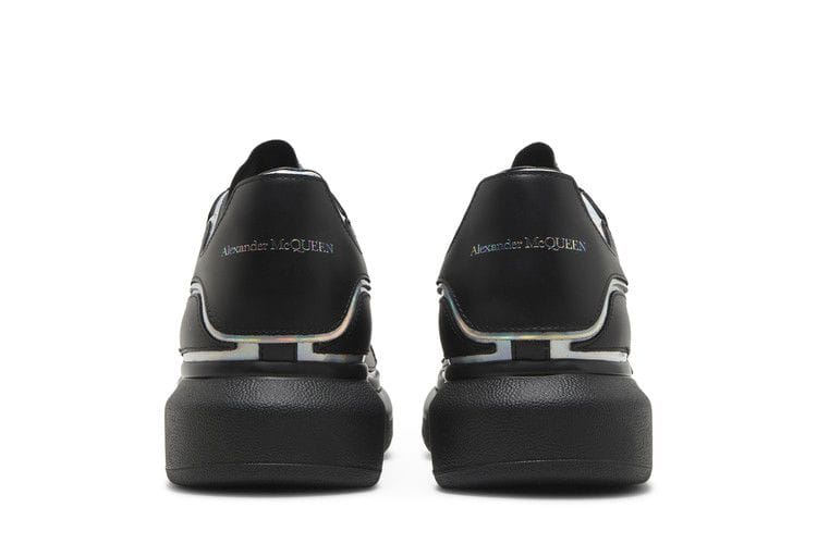 Alexander McQueen Oversized Sneaker Black Silver Holo