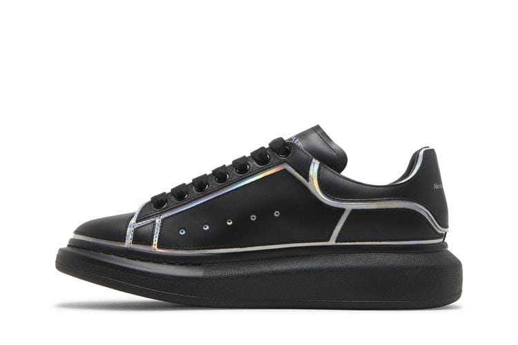 Alexander McQueen Oversized Sneaker Black Silver Holo