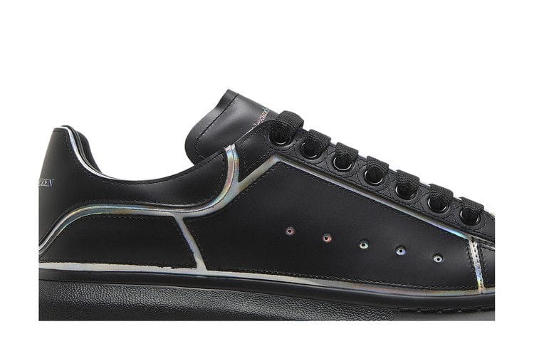 Alexander McQueen Oversized Sneaker Black Silver Holo