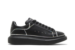 Alexander McQueen Oversized Sneaker Black Silver Holo