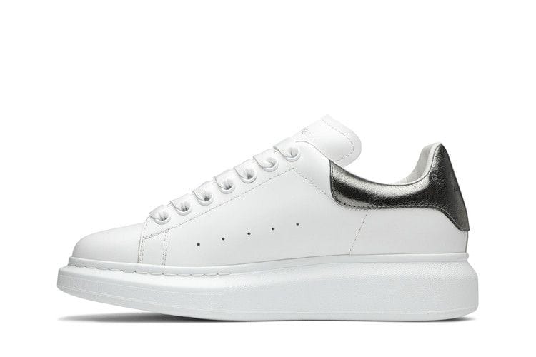 Alexander Mcqueen Oversized White Metallic