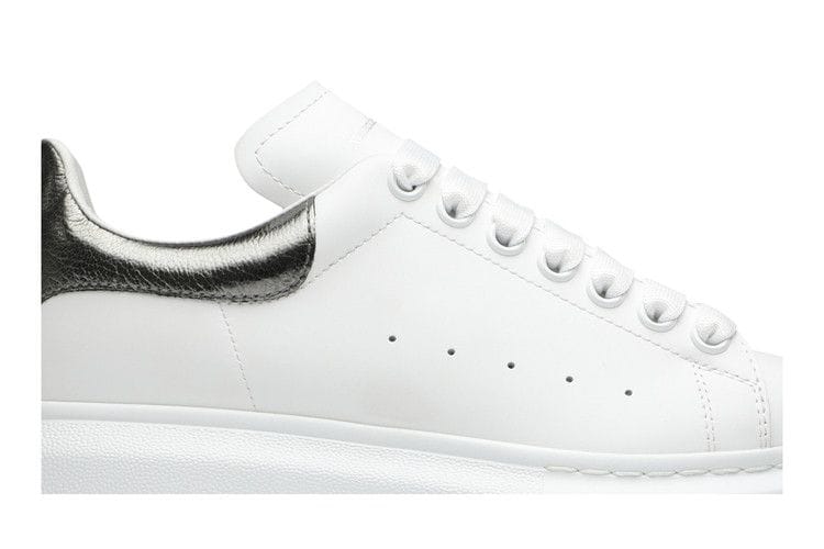 Alexander Mcqueen Oversized White Metallic