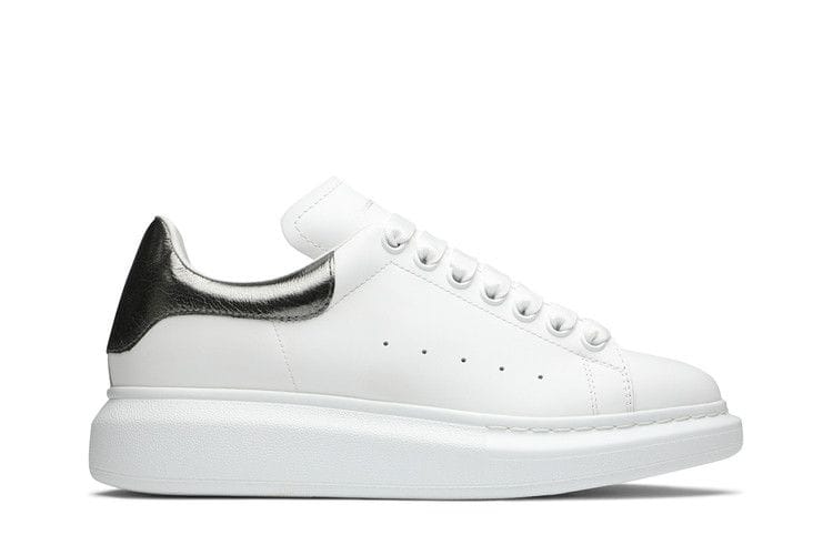Alexander Mcqueen Oversized White Metallic