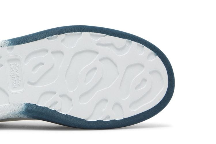 Alexander McQueen Oversized Sneaker White Emerald Green Spray