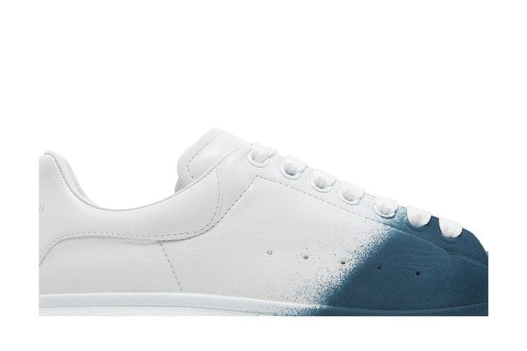 Alexander McQueen Oversized Sneaker White Emerald Green Spray