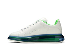 Alexander McQueen Oversized Sneaker Transparent Sole - White Blue