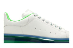 Alexander McQueen Oversized Sneaker Transparent Sole - White Blue