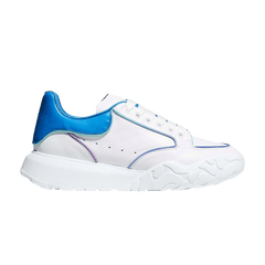 Alexander McQueen Oversized Court Trainer White Lake Blue