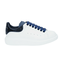 Alexander McQueen Oversized Sneaker Python Navy