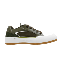 Alexander McQueen Deck Plimsoll Low Khaki