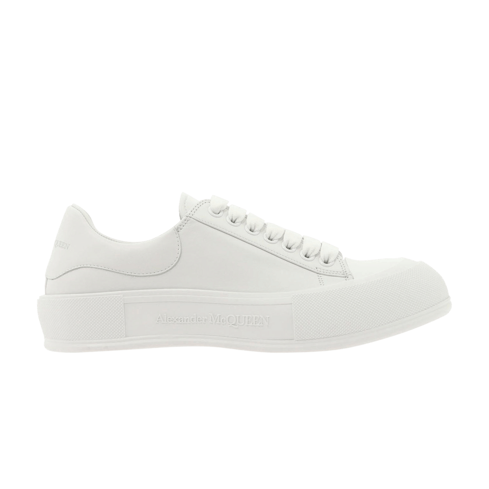 Alexander McQueen Deck Plimsoll Optic White