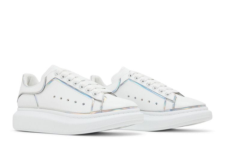 Alexander McQueen Oversized Sneaker White Silver
