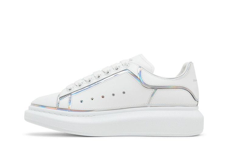 Alexander McQueen Oversized Sneaker White Silver