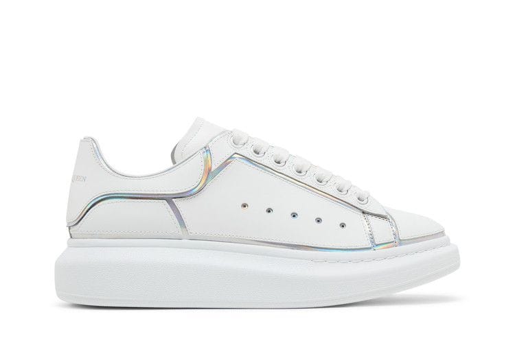 Alexander McQueen Oversized Sneaker White Silver