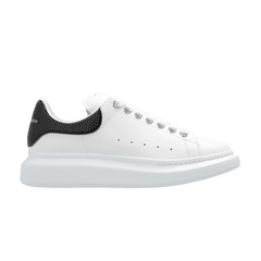 Alexander McQueen Oversized Sneaker Black Perforated Heel