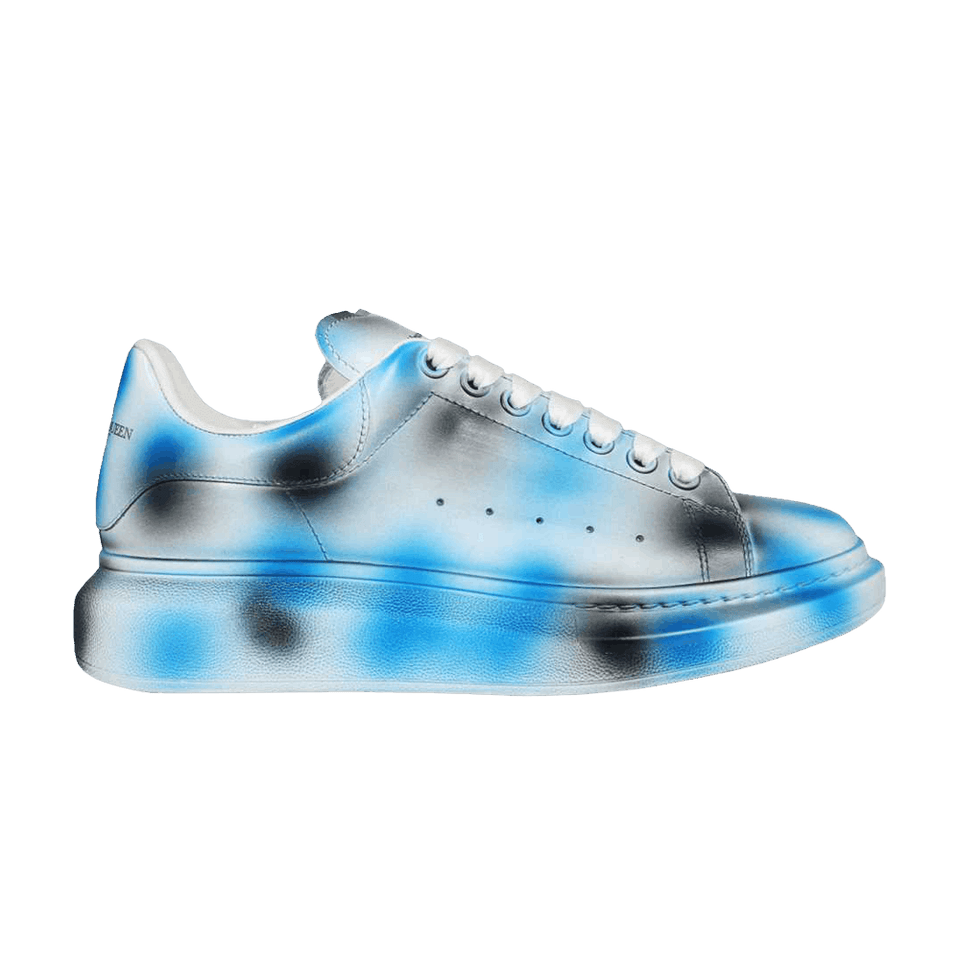 Alexander McQueen Oversized Sneaker Spray Paint - Black Blue