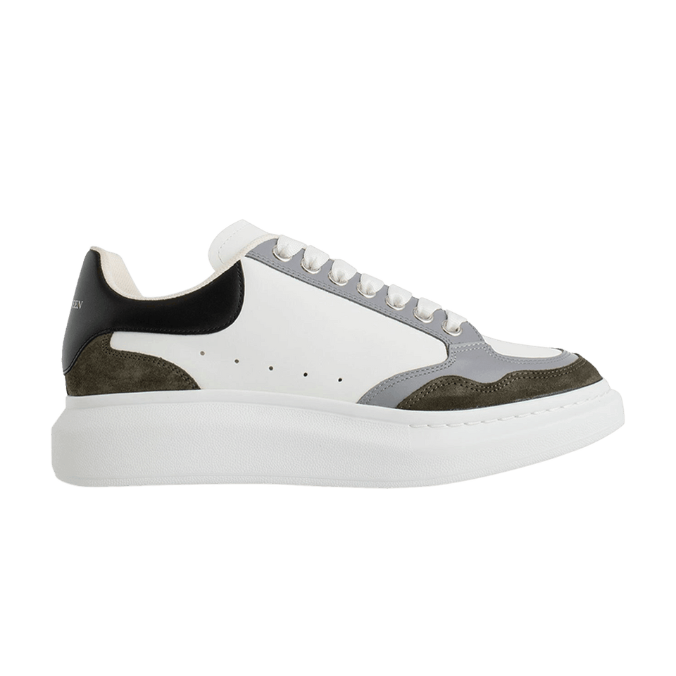 Alexander McQueen Oversized Sneaker White Khaki Grey