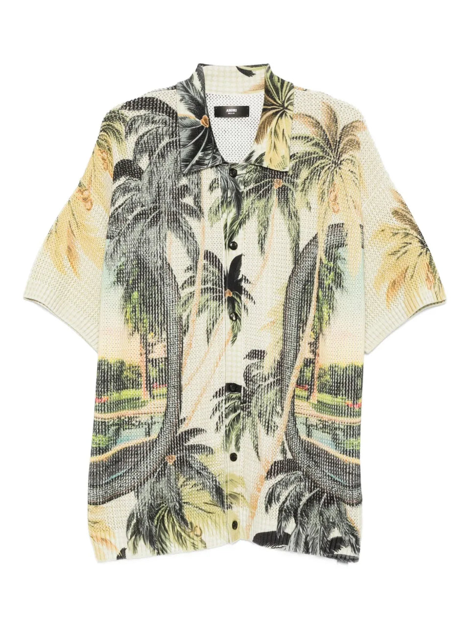 palm tree-print shirt