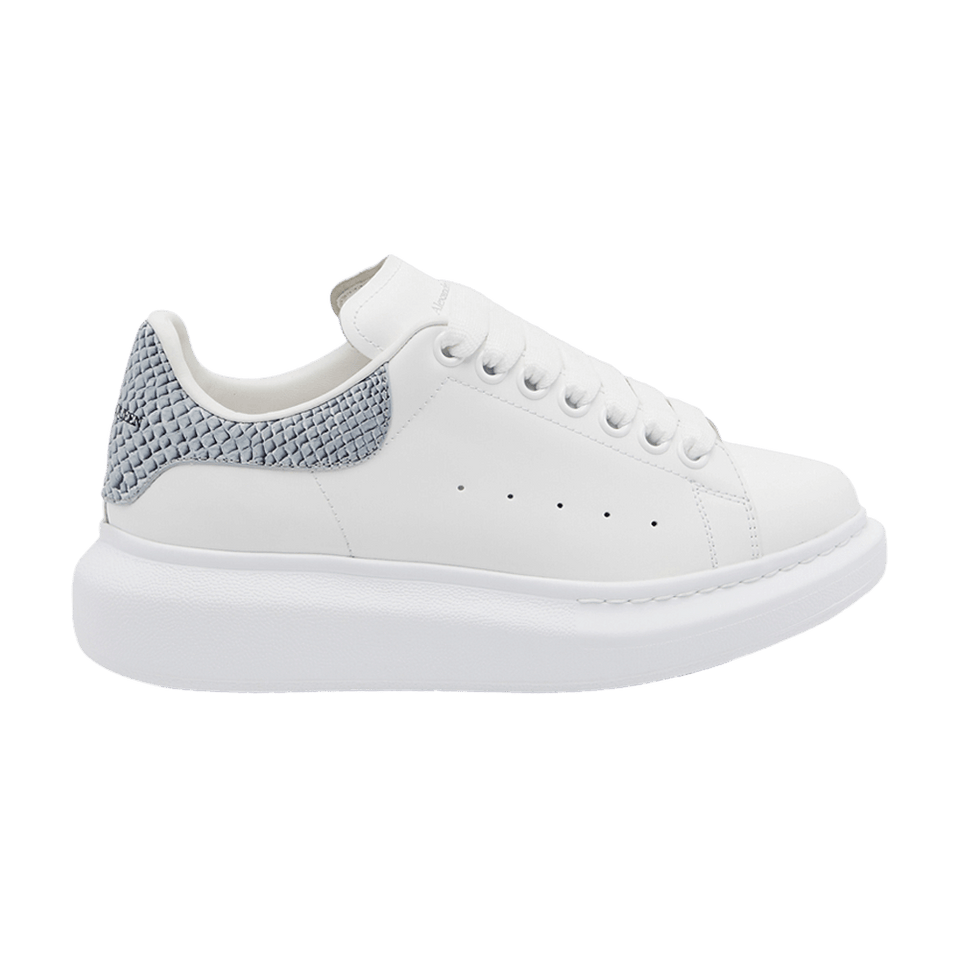 Alexander McQueen Wmns Oversized Sneaker 'White Ice Snake Print'
