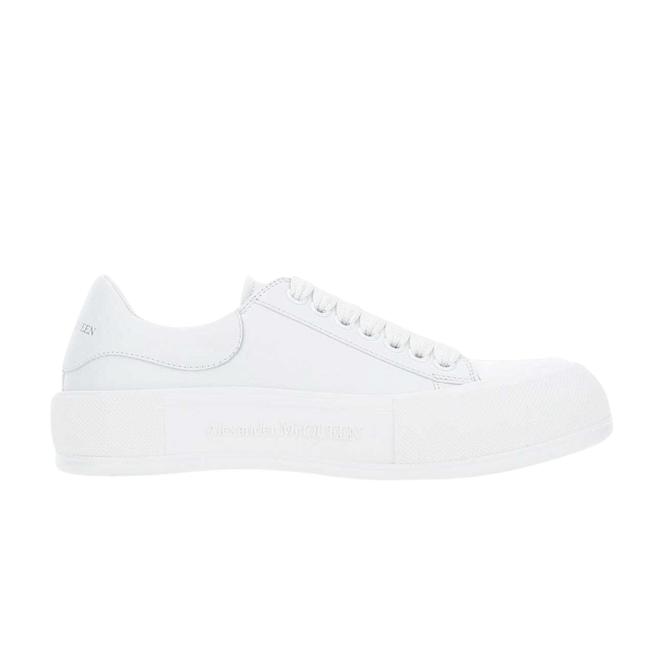 Alexander McQueen Deck Lace Plimsoll Optic White