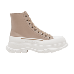Alexander McQueen Wmns Tread Slick Boot 'Beige Leather'