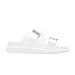 Alexander McQueen Wmns Hybrid Slide 'New Ivory Silver'