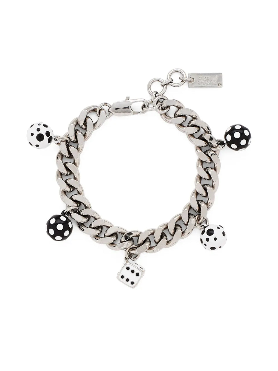 X Derrick Adams Dice Charm bracelet