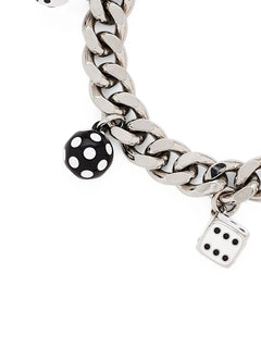 X Derrick Adams Dice Charm bracelet