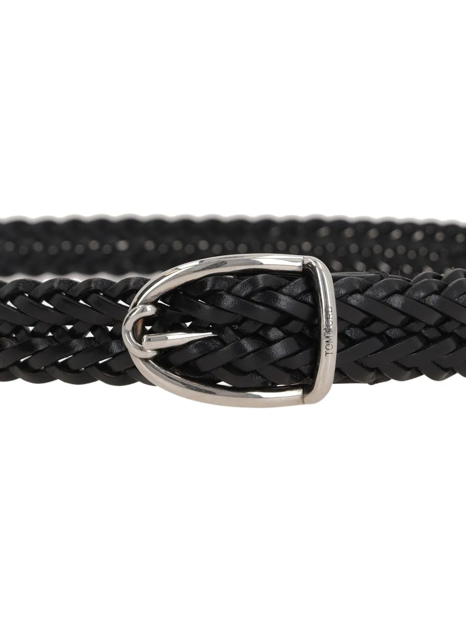 braided leather belt